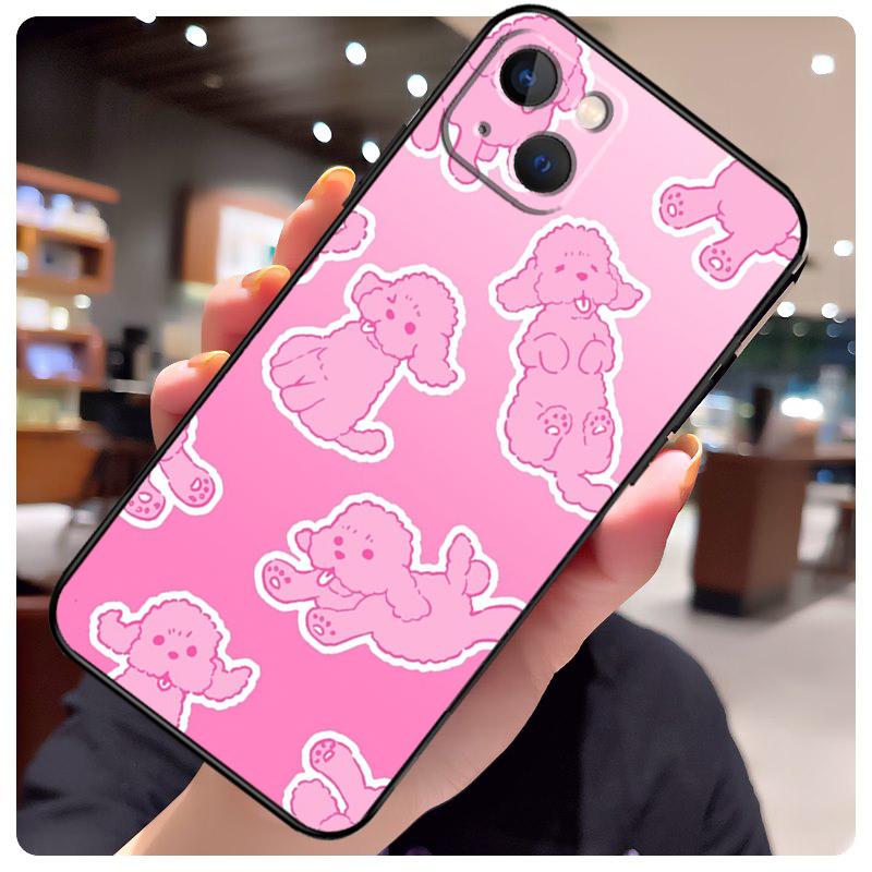 

Poodle Dog Case For iPhone 16 Pro Max 14 13 12 11 15 17 Pro Max mini 15 16 Plus 16e 17 Air Phone Cover iPhone 17 Air