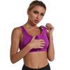 Damen-Sport-BH mit Reißverschluss, stoßfest, Tank-Top, Yoga-Unterwäsche für sportliche Frauen, Übergröße, Bodybuilding, Laufen, Sport-BHs, Dessous