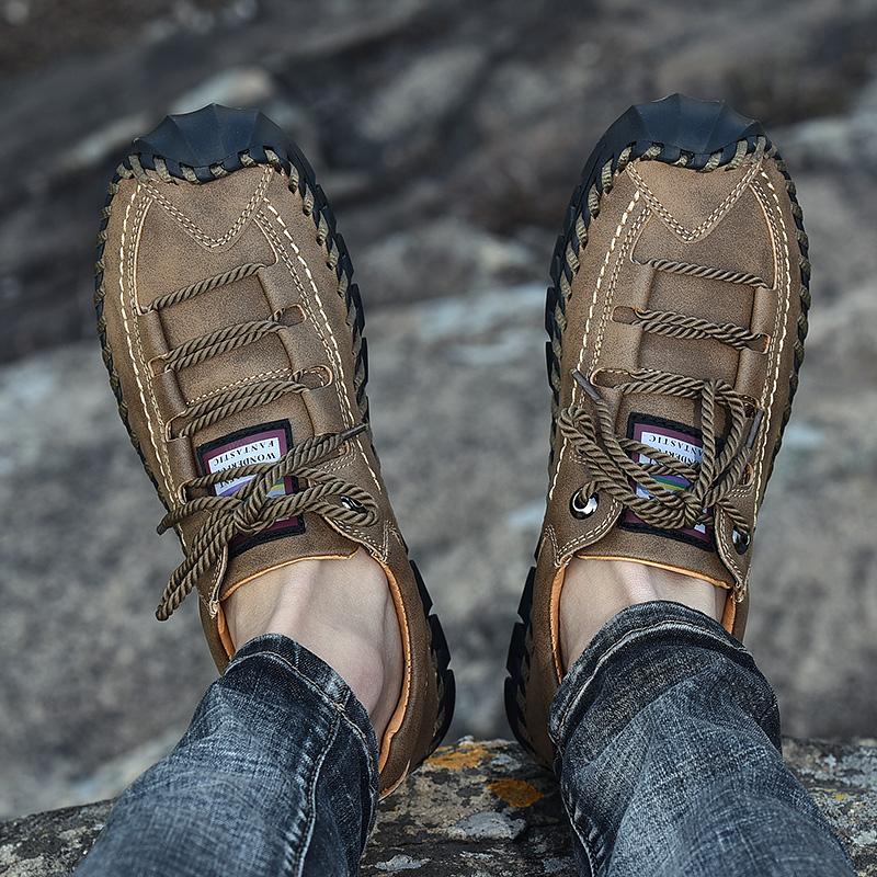 Мужская кожаная обувь ручной работы — фото 14