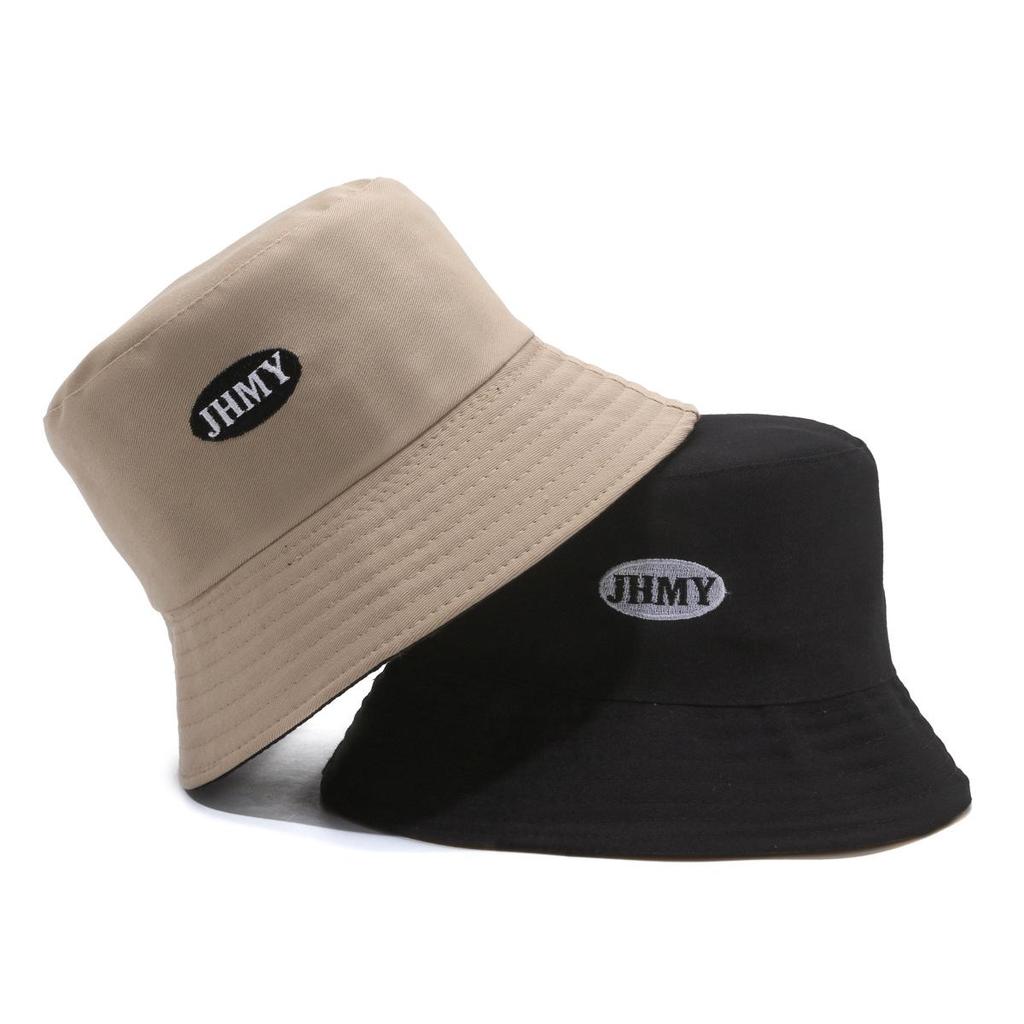 Women's Double-Sided Smiley Face Bucket Hat - Sun Protection, Korean Style, Embroidered, Large Brim