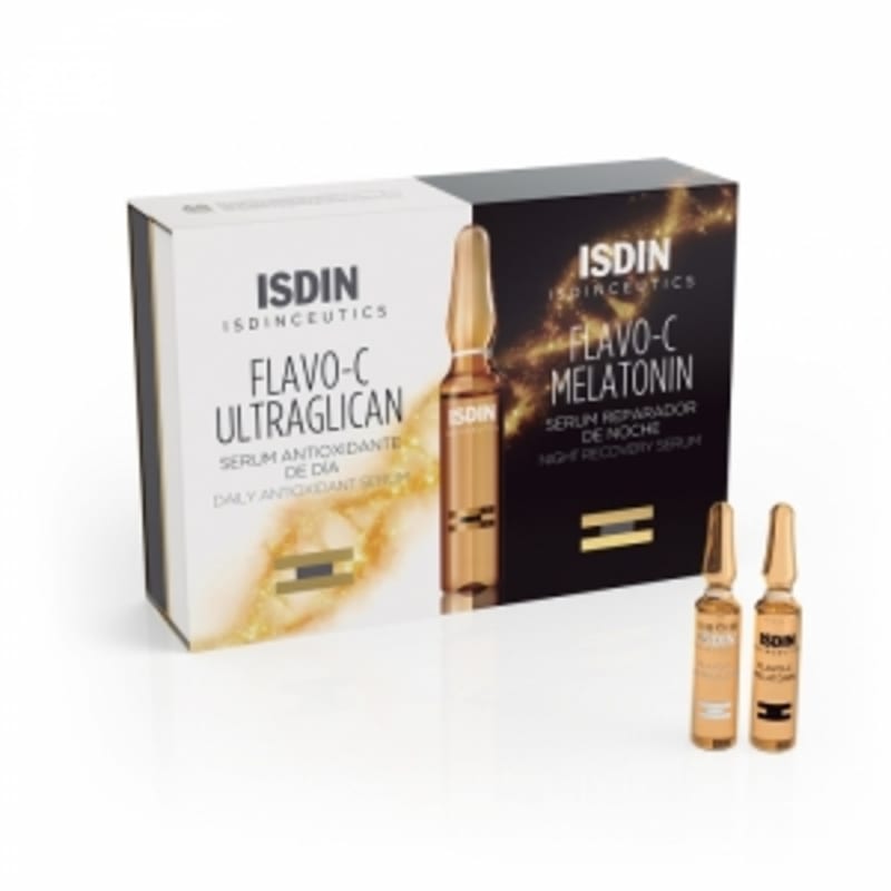 ISDIN Flavo C Ultra Clean Day & Melatonin Night Serum 20X2ML
