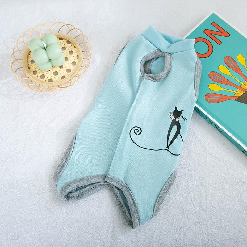 

Домашняя кошка кошка-мать одежда для отлучения кота-самца хирургическая одежда против выпадения шерсти послеоперационная одежда против вылизывания кошачья одежда одежда для стерилизации XL (recommended weight within 8-6kg)