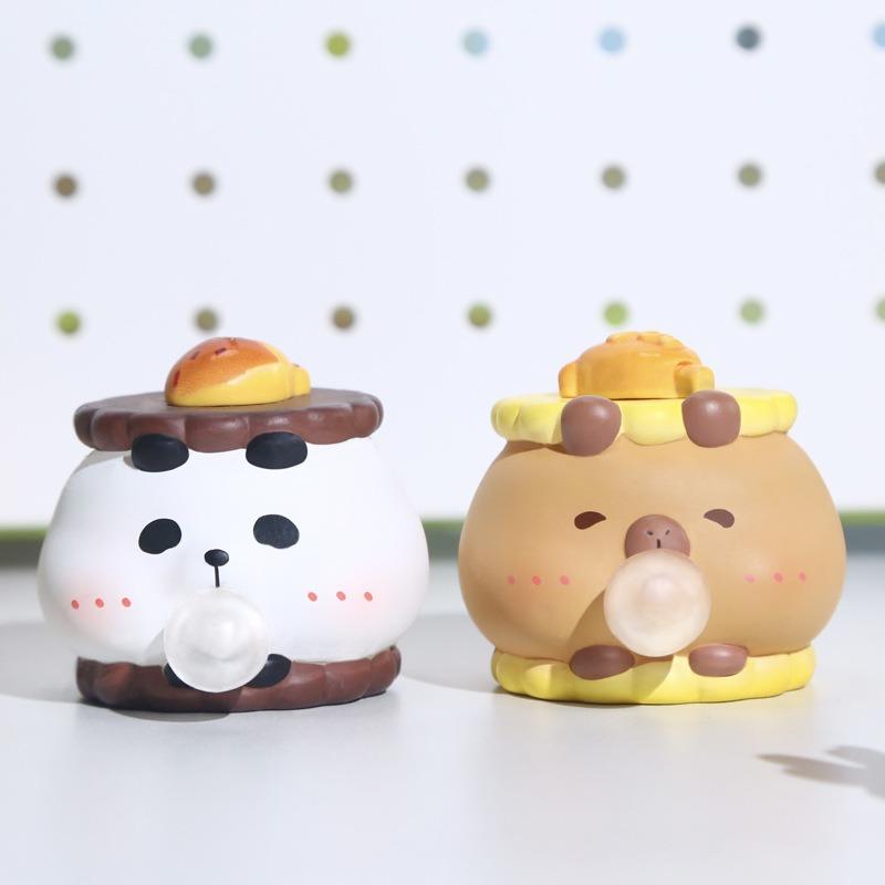 Sandwich Cookies Pinch Ornaments Cartoon Creative Children Pinch And Unzip Toy Cute Design Desktop Ornaments