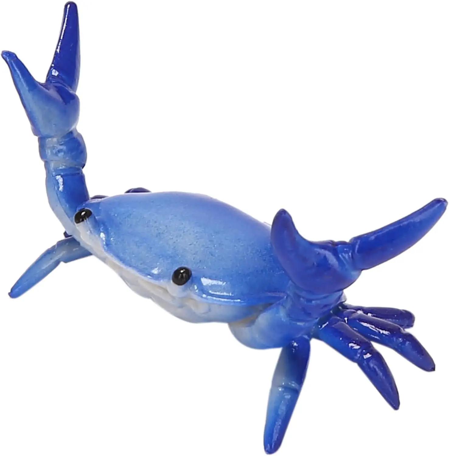 Deep Blue Creative Crab Pen holder Weightlifting Crab pen holder Storage rack, desk supply holder and dispenser синий