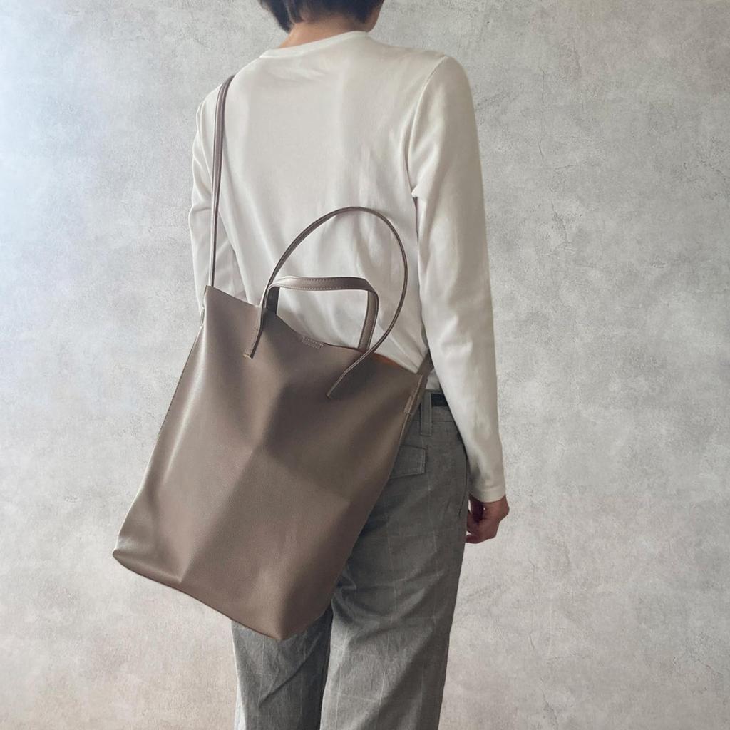 Noah Zustand voller Zufriedenheit TragetascheSchultertasche, großes Fassungsvermögen, leicht, schlicht, einfarbig, Kunstleder mit Taschen (Taupe)