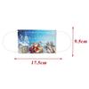 10pc Christmas Print  for  Face Mask Disposable Earloop Mask