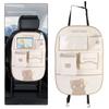 Organisateur de siège arrière de voiture Style dessin animé Protection anti-salissure pour enfants Amovible avec support pour tablette à écran tactile 5 Poches de rangement