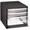 Nakabayashi Avante V2 Letter Case Document Storage A4 Shallow 3 Deep 1 Tier AL-44-D