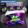 Space Un-speakable Adventure 3pcs K-pop Music Group Bedding set,Ideal for Bedroom, Dormitory,Including Duvet Cover And 2pcs Pillowcases,Fan Gifts