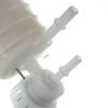 1-Piece White Plastic Fuel Filter Assembly 16147186454