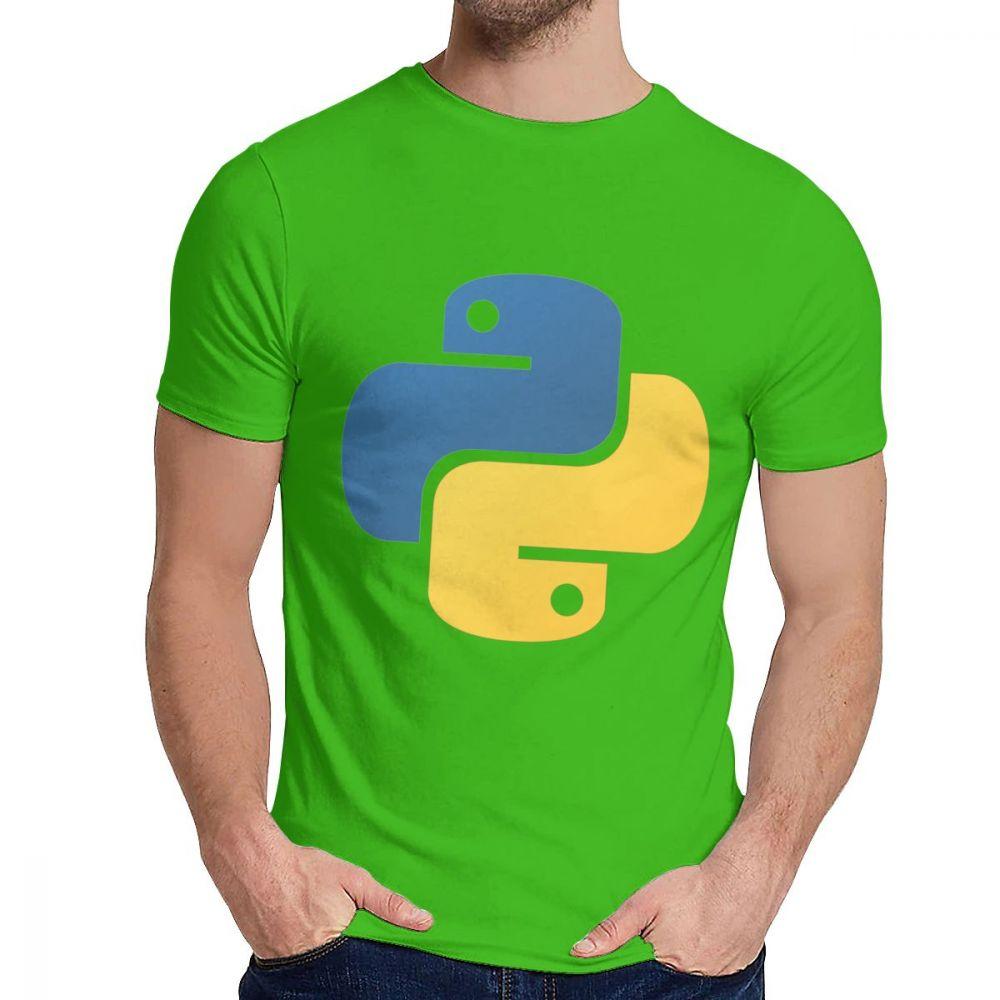 Graphic Python Programming Tee Shirt Men Custom Great T Shirt Crewneck