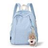 Schoolbag high value Mori small fresh plaid girl travel backpack Korean version ins style student class backpack schoolbag