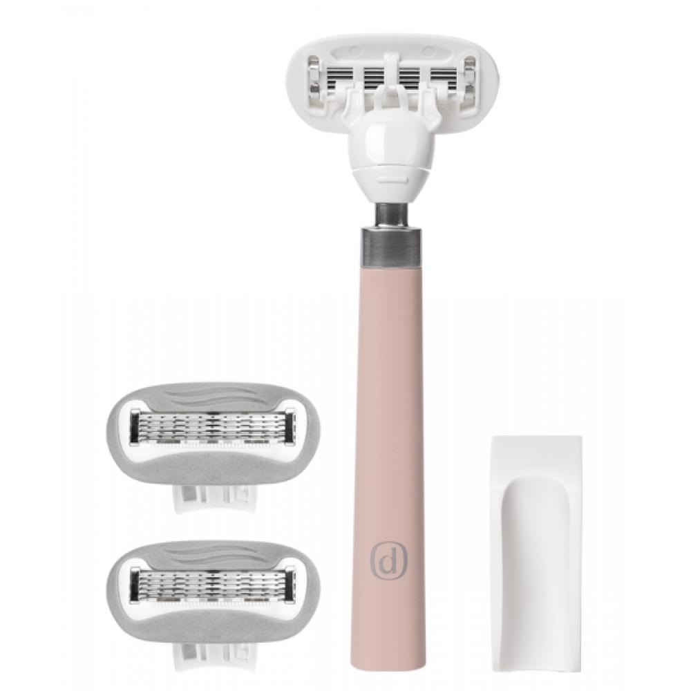 

Dandelion Women S Shaver Starter Set Shaver+2 Refill bladeS+excluSive Holder cherry blossom pink