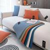 Luxury Diagonal Grid Sofa Cover Europe Four Season Universal Chenille Sofa Cushion Slipcover Non-slip Sofa Towel for Living Room