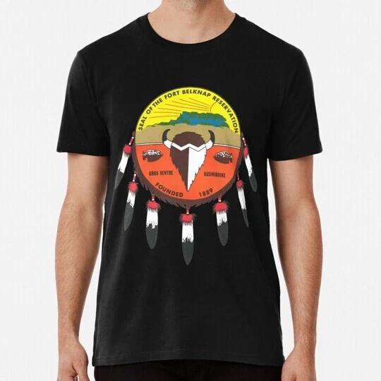 Seal Of The Fort Belknap Indian Community Usa S to 5XL Made in the USA T-Shirt S