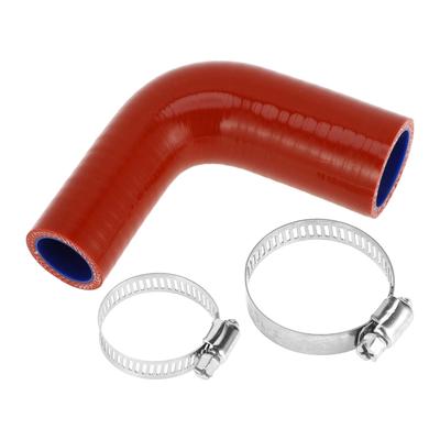 X AUTOHAUX Silicone Hose, Different Diameter, Elbow 90°, 4 Layer Strengthened, Pressure Resistant, Durable,