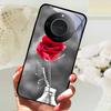 For Honor X9C Smart Case Cover Fashion Luxury Cool Animals Painted Fundas For Honor X9C Smart Tempered Glass Phone Back Shell
