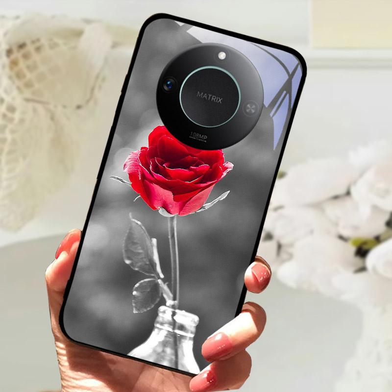 For Honor X9C Smart Case Cover Fashion Luxury Cool Animals Painted Fundas For Honor X9C Smart Tempered Glass Phone Back Shell