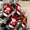 Red Small Festive Cartoon Christmas Stockings For Kids Holiday Celebrations Decor And