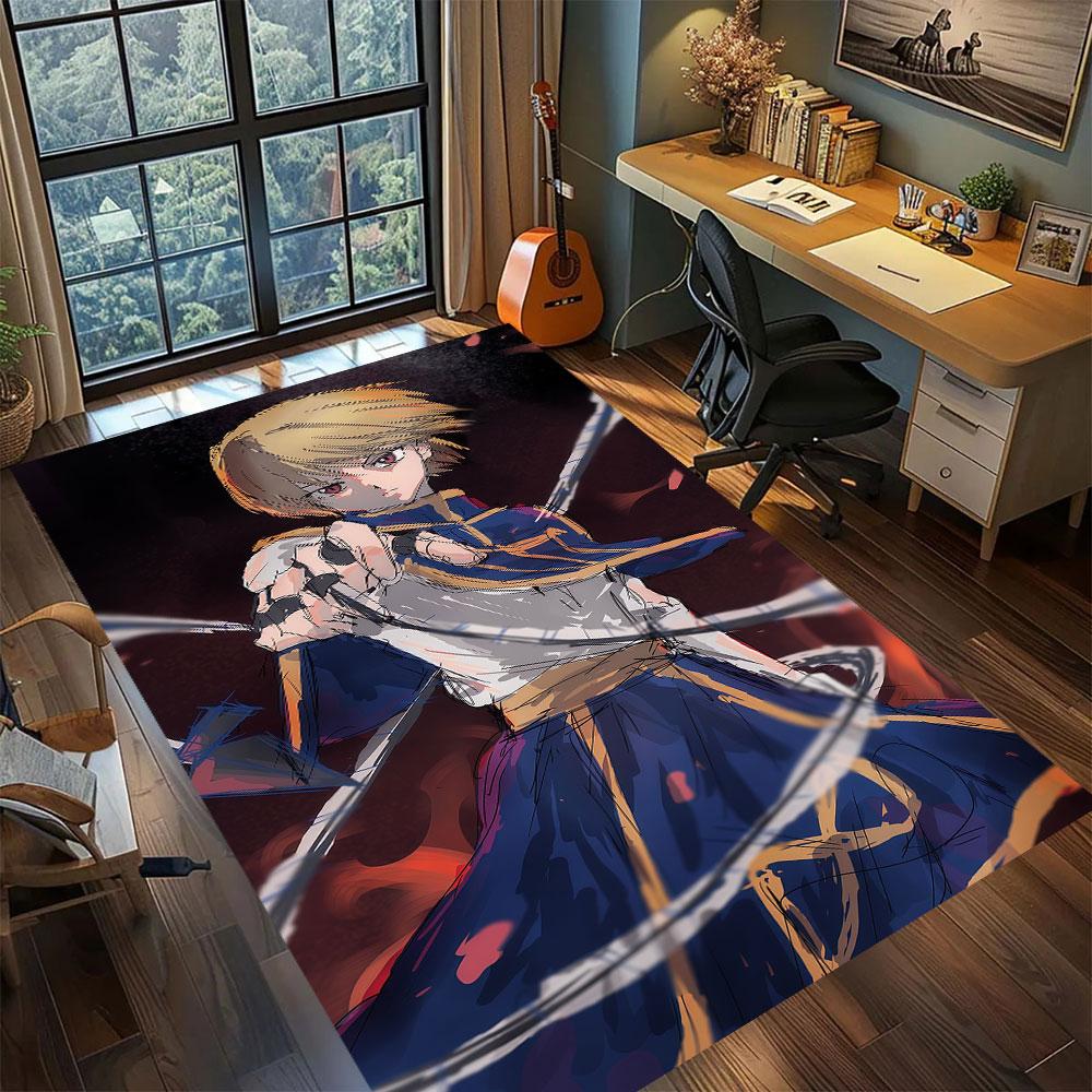 Hunter anime character Carpet for Living Room Bedroom Home Decor Cool Movie Mat Play Floor Mat