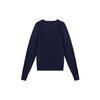 Nike Knitwear Unisex Ink Blue V neck Moderate Cardigan FQ0516-555