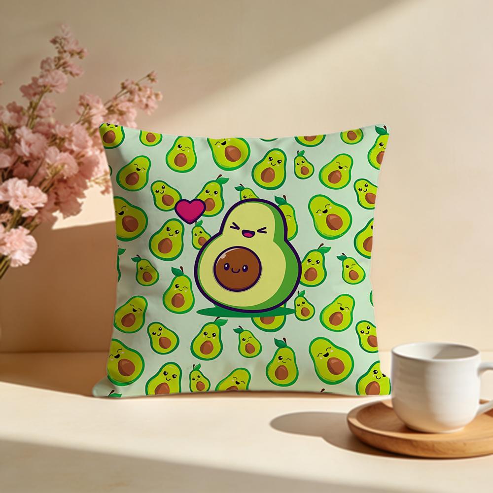 Cremige Avocado Kissenhülle Weiche Kissenbezüge für Zuhause Schlafzimmer Wohnzimmer Sofa