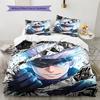 Set Biancheria da Letto Satoru Gojo, 1 Copripiumino & 2 Federe, Decorazioni per la Casa, Regalo Perfetto per i Fan di Jujutsu Kaisen