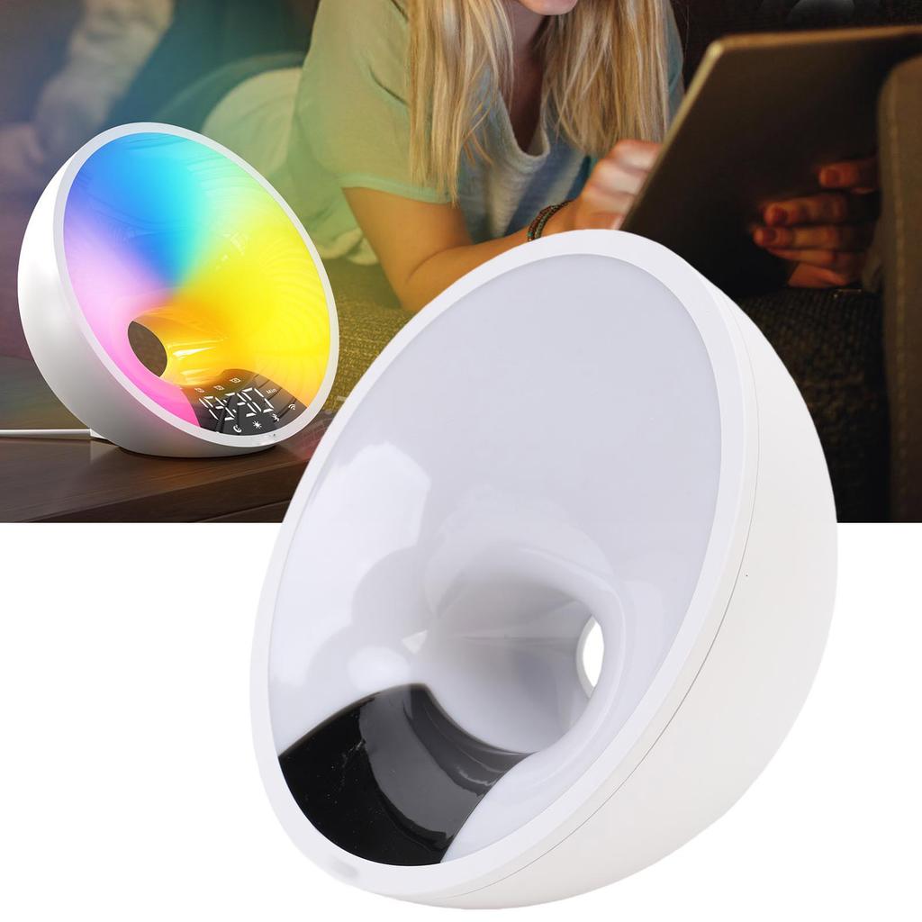 Clock LED Multifunctional 7 Colors Auto Dimming   Wake Up Clock for Bedroom Dorm