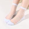 Women's Spring and Summer Fashion Breathable Transparent Crystal Silk Stockings
