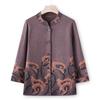 New Autumn and Winter Sweater Jacket Women's Middle-aged and Elderly Women's Knitted Sweater Cardigan Top
