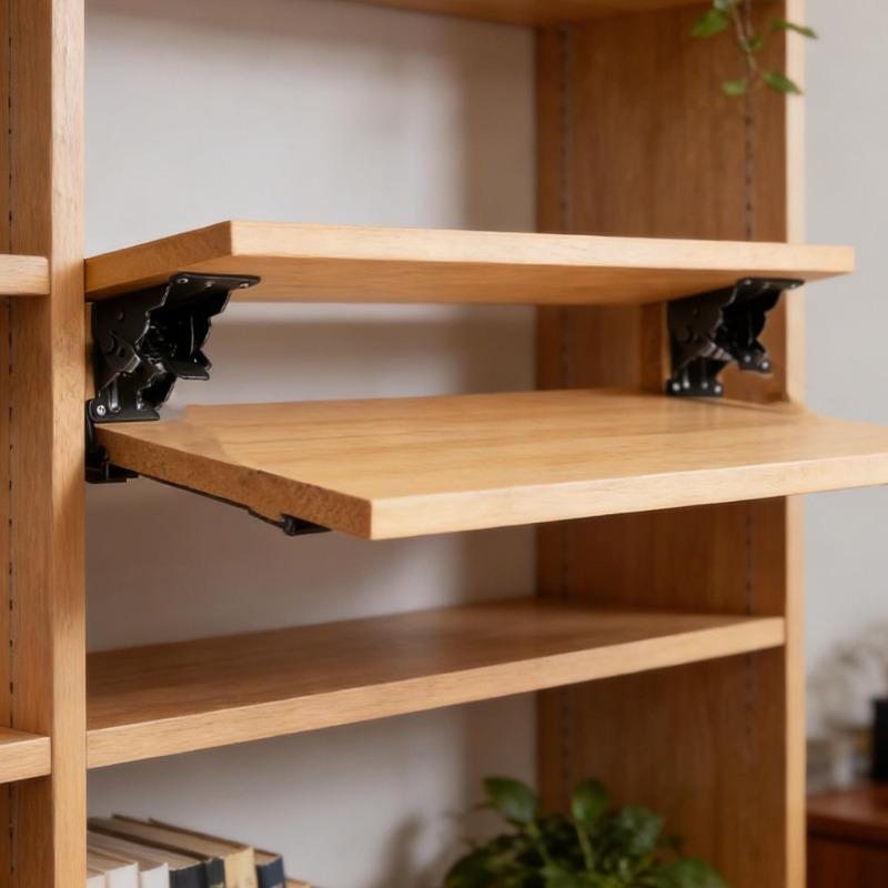 Klappscharnier Winkel Selbstverriegelnde Ausziehbare Klappscharniere mit Schraube Möbel Schrank Tisch Reparatur Stützhalter Heim Hardware