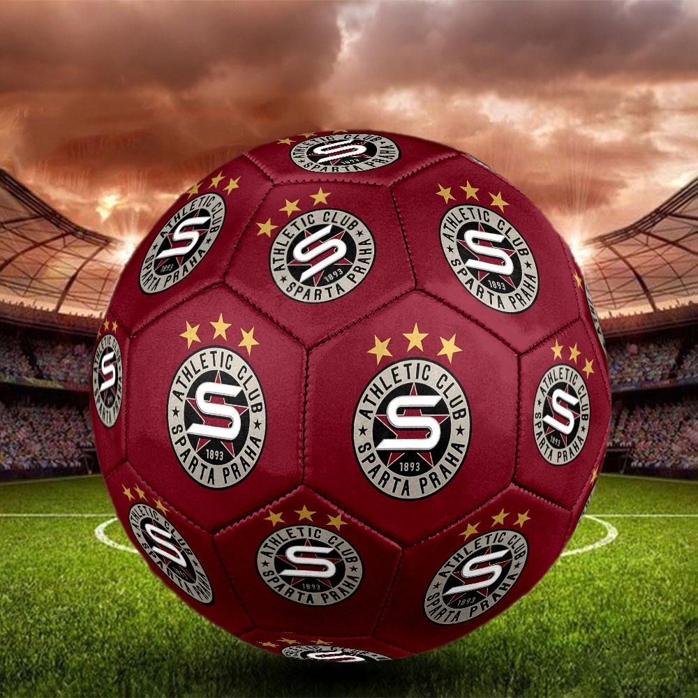 1 pz Pallone da Calcio AC Sparta Praha Taglia 5 Pallone da Calcetto Indoor alla Moda Colorato Gioco in Giardino - Ottimo per Regalo agli Appassionati di Sport HE3