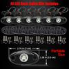 Ampper 6 LED Lights, Waterproof LED Neon Underglow Lights for Car Truck ATV UTV
