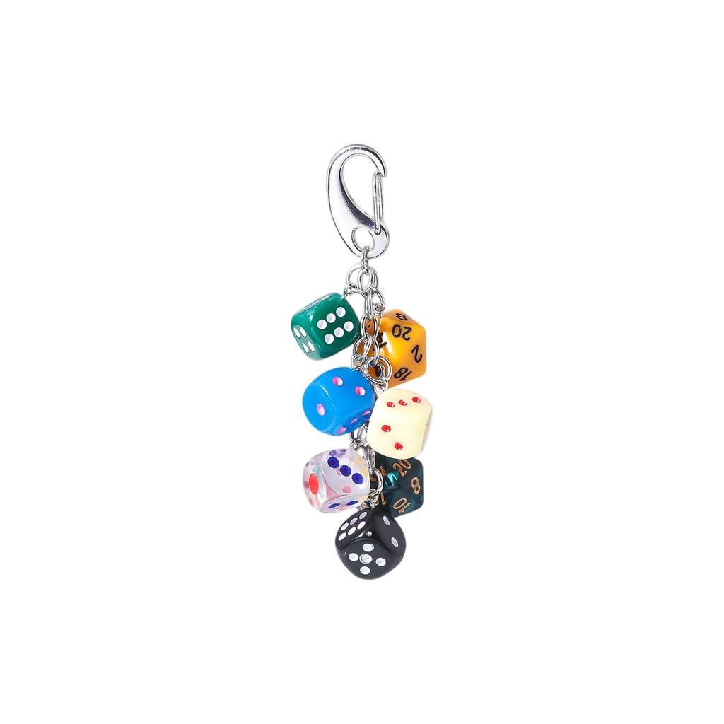 Dice Beaded Keychain, Pendant Waist Hanging Ornaments