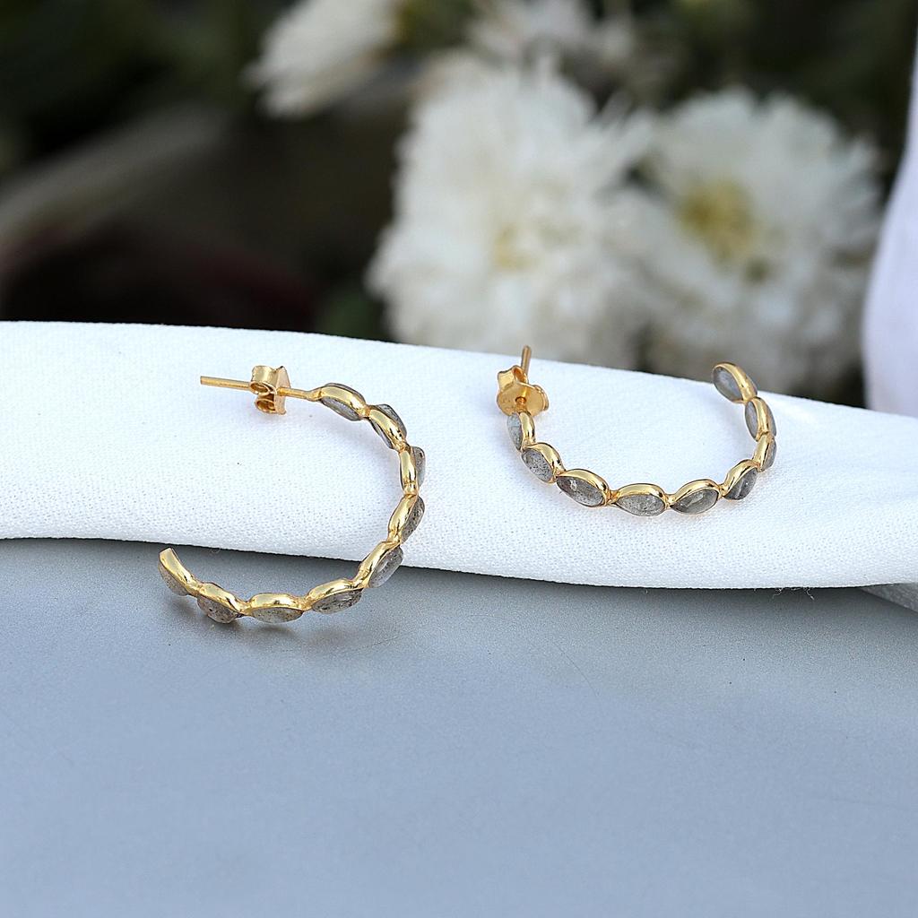 Gold Plated Jewelry, Silver Jewelry, Dainty Earrings, Gift For Her, Women Jewelry
