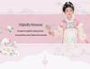 “2026 Girls’ New Year Hanfu Tang Suit Dress – Winter Chinese Style”