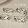S925 Sterling Silver Bow Ring for Women - Korean Inspired Personalized Open Design