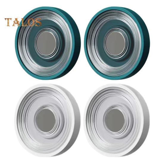 2 Pairs Magnetic Remote Control Holder Wall Mount Space Saving Anti-lost Non-punching TV Remote Control Rack for Living Room