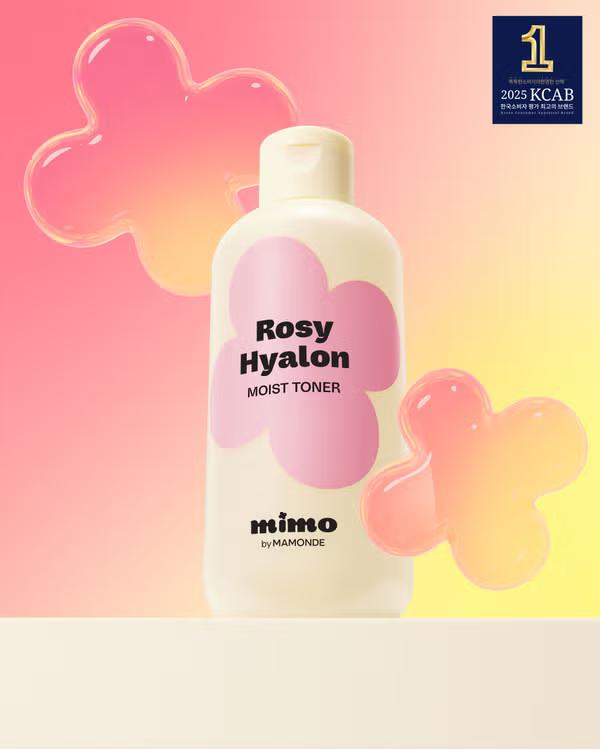 

[Amorepacific] MIMO by Mamonde Rosy-Hyalon Hydrating Line – Ampoule 50 ml / Cream 60 ml / Toner 200 ml (Choose 1) Toner 200 ml