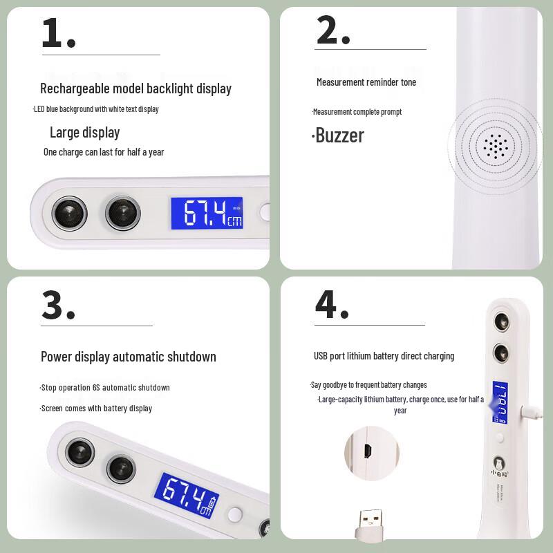 Xiaobaicheng Smart Ultrasonic Height Measure for Kids (CN Version)