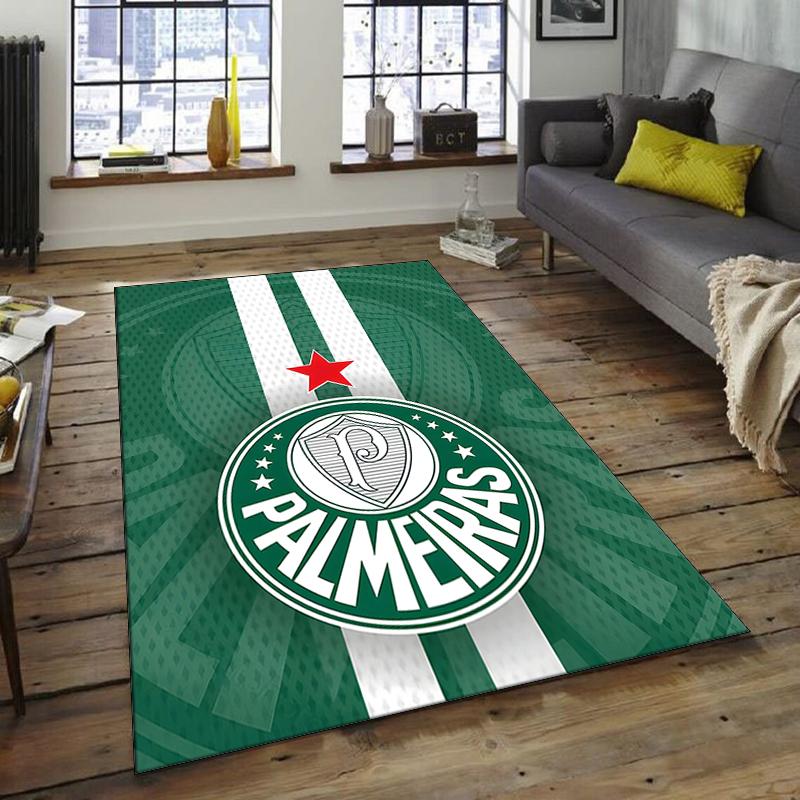 1pc Football Team Design Area Rug - Non-Slip, Soft & Cozy Floor Mat for Living Room, Bedroom, Office - Indoor/Outdoor Decorative Carpet