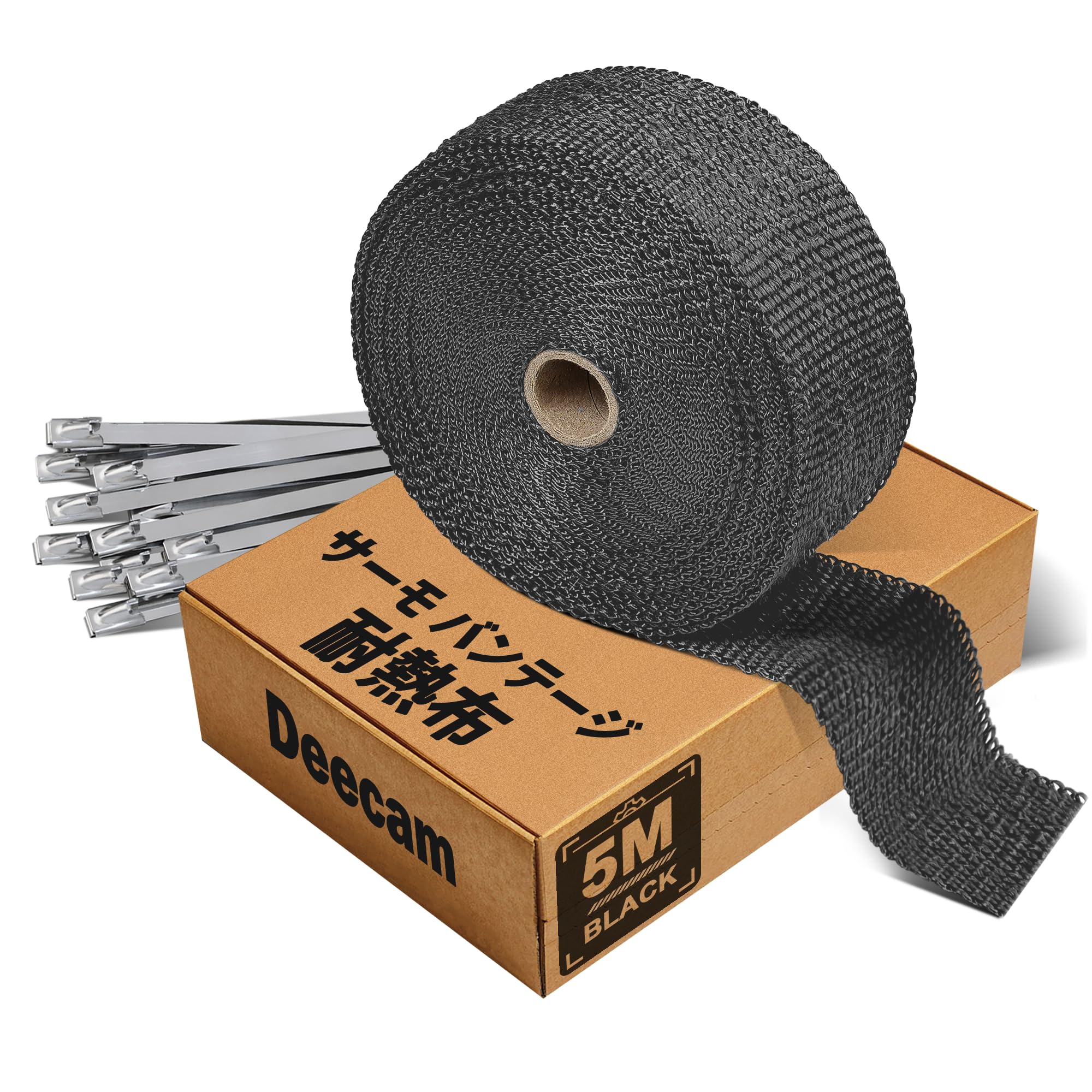 

Deecam Термостойкая ткань Thermovantage Стекловолокно, 2,0 x 12,4 фута (5 x 5 м), 5M