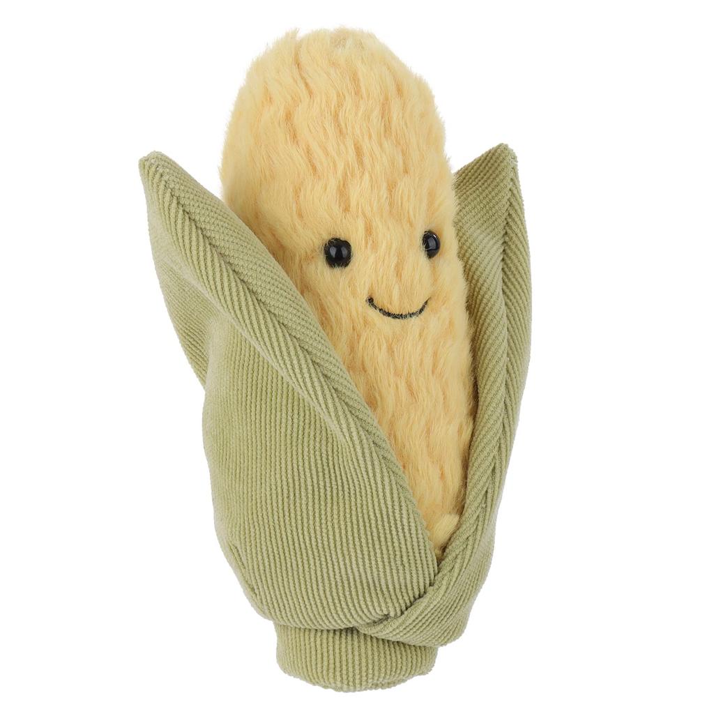 Apricot Lamb Cute Corn Plush Toy for Kids, Soft and Cute, Fluffy Corn for Girls and Boys, 17cm