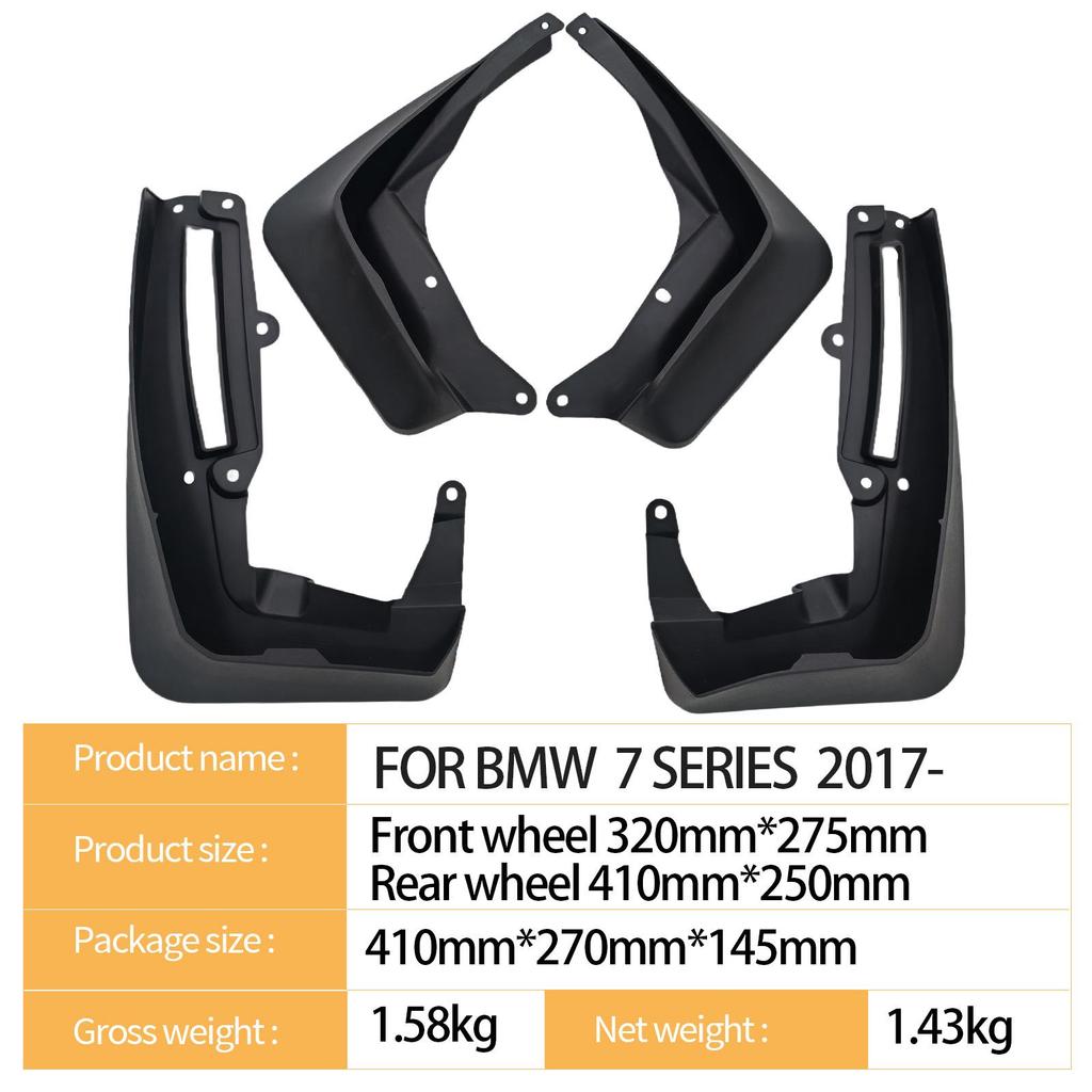 BMW 7 Series GT 2017 Tire Mudguard