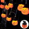 LED Halloween Decorative String Lights: Pumpkin, Ghost, Eye & Skull Battery Lights