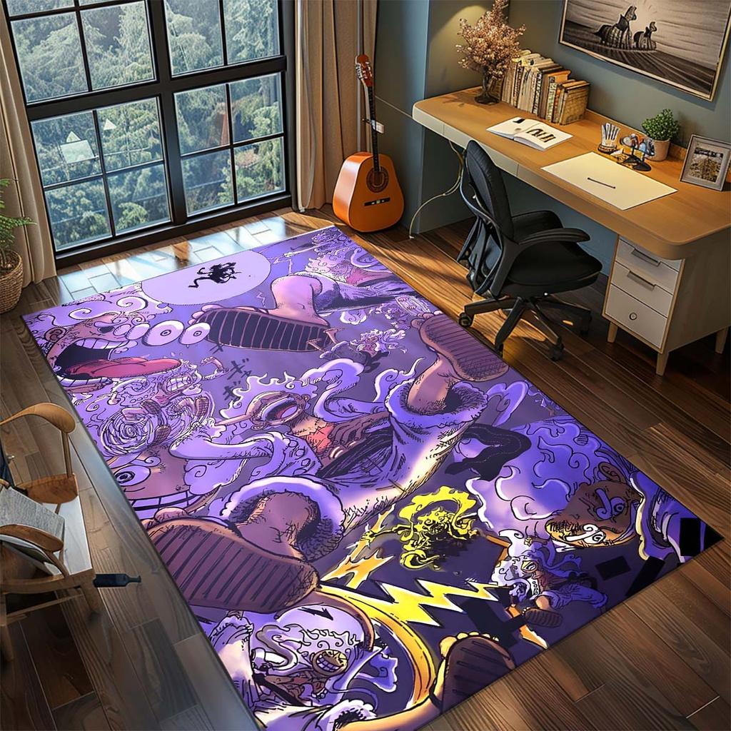 Kober do anime One Piece Velký koberec Protiskluzová omyvatelná podložka do pokoje pro hráče Ložnice Domácí dekorace -QJY