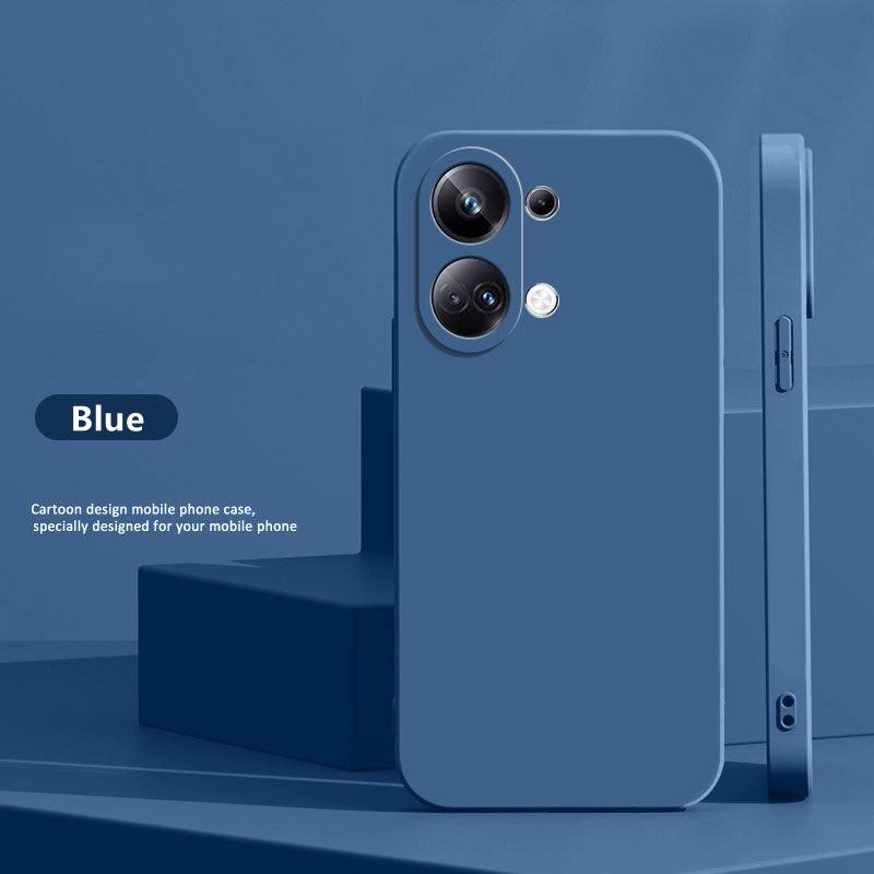 Foe Poco M6 Pro Cover Case For Xiaomi Poco M6 Pro Fundas Coque Soft TPU Original Liquid Silicone Luxury Back Case Poco M6 Pro 4G