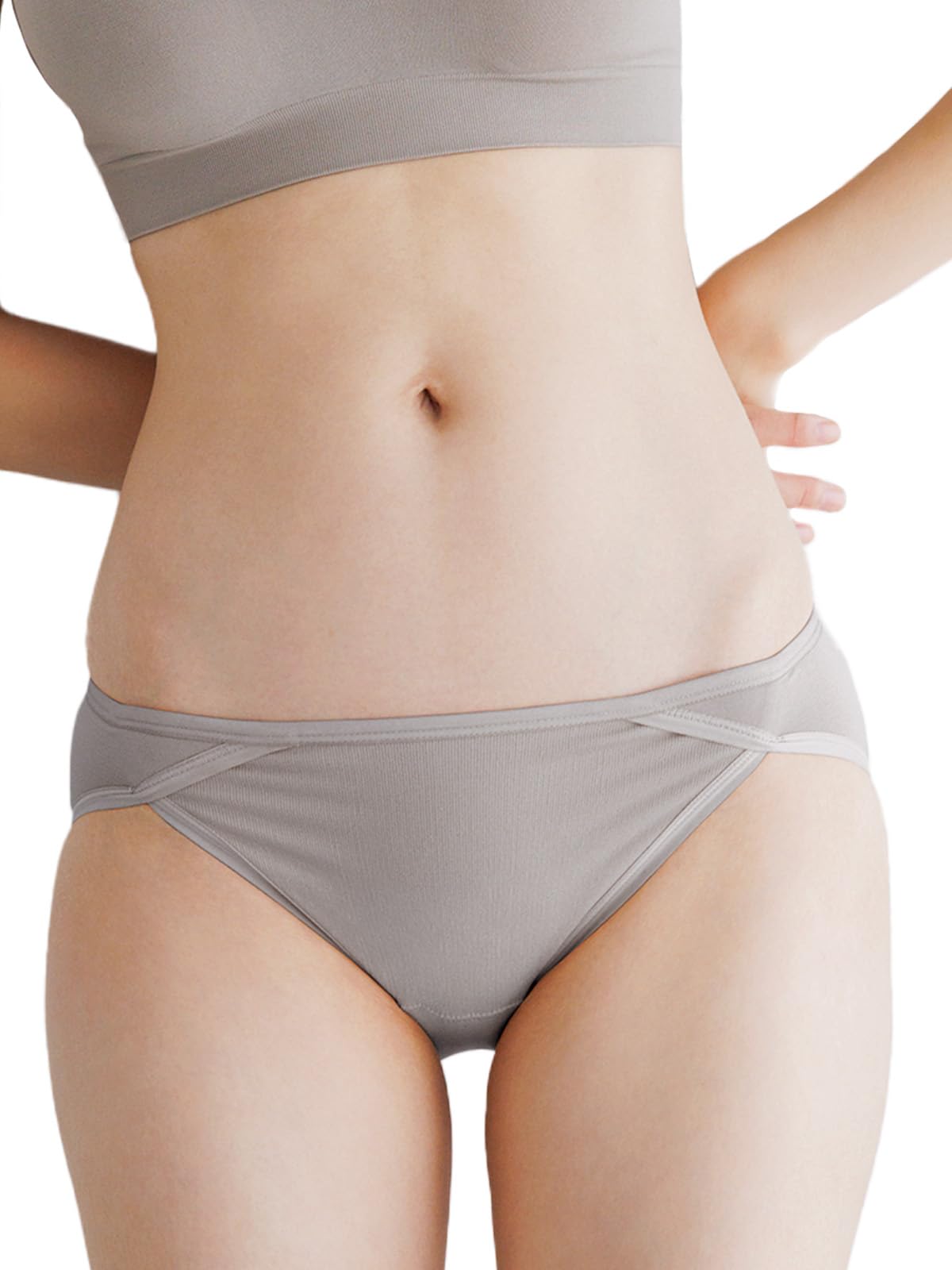 

Bambi Water Корректирующее белье подходящего размера Женские трусики, нижнее белье, комплект, серо-бежевый, LL, с низкой посадкой, с эффектом лифтинга бедер, каше-кёр