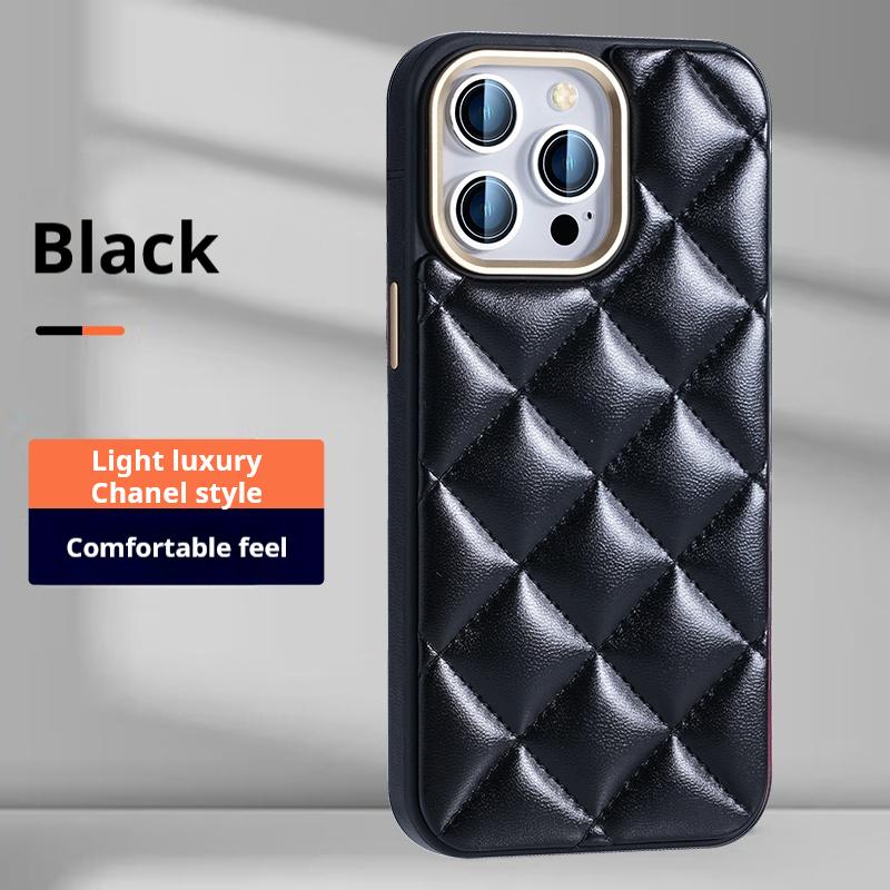 Quilted Leather iPhone 12 - 16 Case - Stylish, Protective & Multiple Colors!