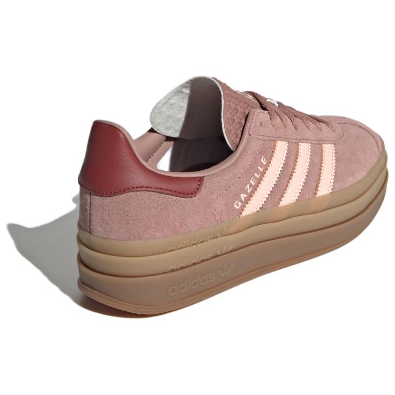 Adidas Gazelle Bold Warm Clay Women Sneakers Pink Clear-Orange Preloved-Ruby JH9666